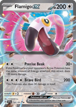 2024 Surging Sparks Flamigo ex #160