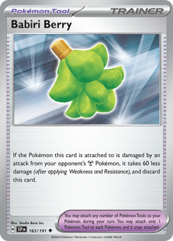 2024 Surging Sparks Babiri Berry #163