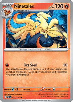 2024 Surging Sparks Ninetales #17