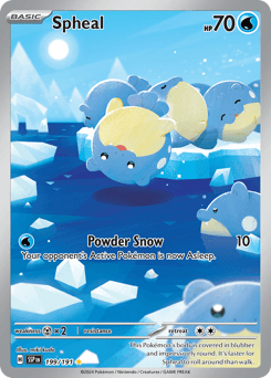 Spheal Surging Sparks card