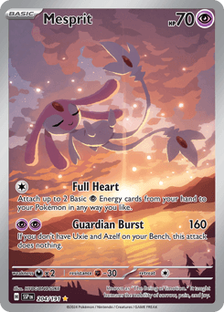 Mesprit Surging Sparks card