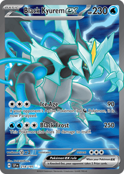 2024 Surging Sparks Black Kyurem ex #218
