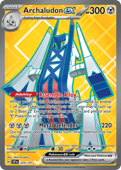 2024 Surging Sparks Archaludon ex #224