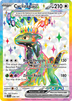 Cyclizar ex Surging Sparks card