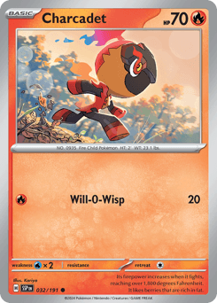 Charcadet Surging Sparks card