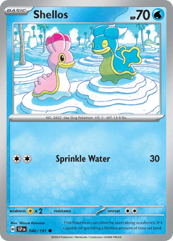 Shellos Surging Sparks card