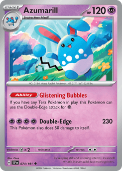 2024 Surging Sparks Azumarill #74
