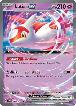 Latias-EX Surging Sparks card