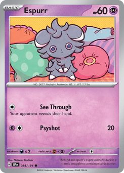 2024 Surging Sparks Espurr #84