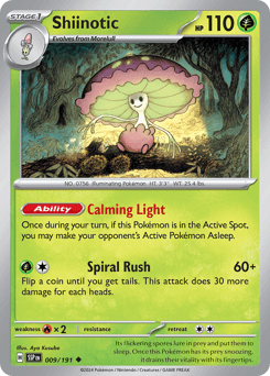 2024 Surging Sparks Shiinotic #9