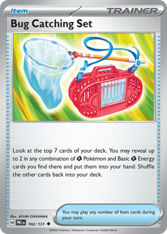 Bug Catching Set Prismatic Evolutions card