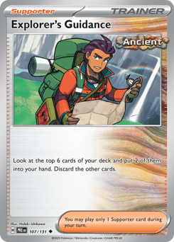 Explorer's Guidance Prismatic Evolutions card