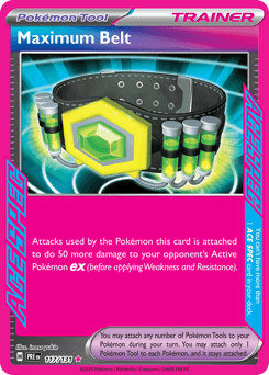 Maximum Belt Prismatic Evolutions card
