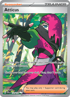 2025 Prismatic Evolutions Atticus #133