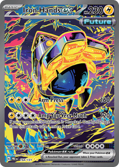 2025 Prismatic Evolutions Iron Hands ex #154