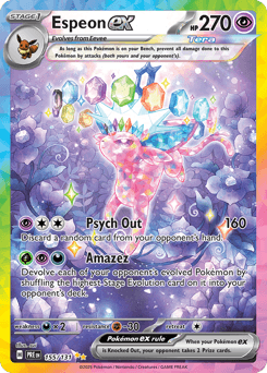 Espeon ex Prismatic Evolutions card