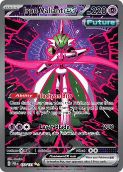 Iron Valiant ex Prismatic Evolutions card