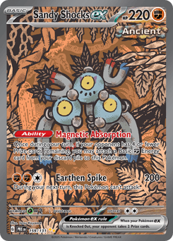 Sandy Shocks ex Prismatic Evolutions card