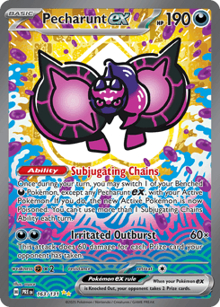 Pecharunt ex Prismatic Evolutions card