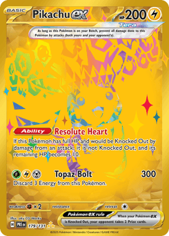 Pikachu-EX Prismatic Evolutions card