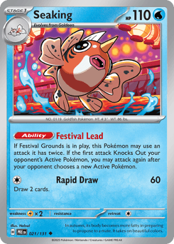 2025 Prismatic Evolutions Seaking #21