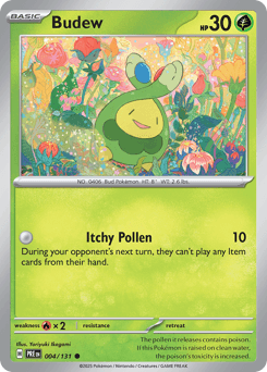 Budew Prismatic Evolutions card