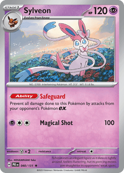 Sylveon Prismatic Evolutions card