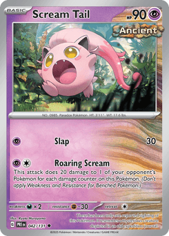 Scream Tail Prismatic Evolutions card