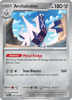 Archaludon Prismatic Evolutions card