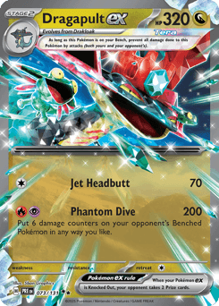 Dragapult ex Prismatic Evolutions card