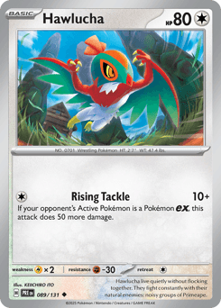2025 Prismatic Evolutions Hawlucha #89