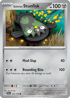 Galarian Stunfisk Journey Together card