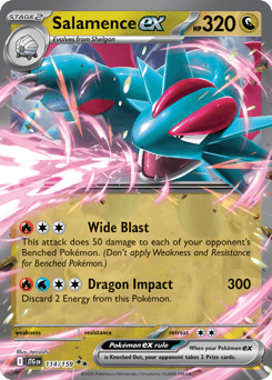 Salamence ex Journey Together card