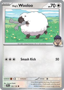 2025 Journey Together Hop's Wooloo #135