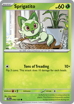 Sprigatito Journey Together card