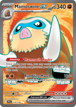 2025 Journey Together Mamoswine ex #174