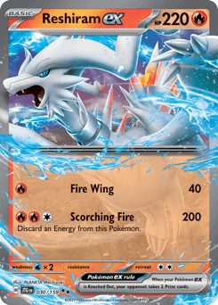 Reshiram ex Journey Together card
