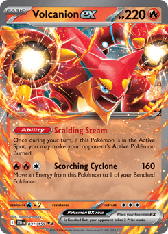 2025 Journey Together Volcanion ex #31