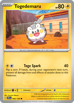 Togedemaru Journey Together card