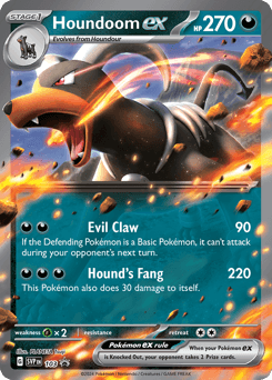 Houndoom-EX Scarlet & Violet Black Star Promos card