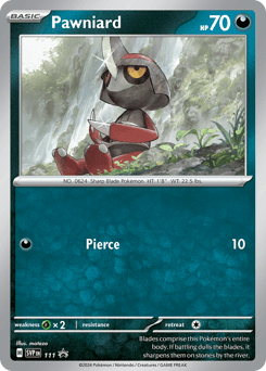 Pawniard Scarlet & Violet Black Star Promos card