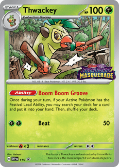 Thwackey Scarlet & Violet Black Star Promos card