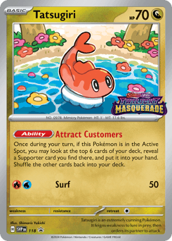 Tatsugiri Scarlet & Violet Black Star Promos card
