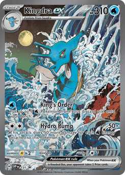 Kingdra ex Scarlet & Violet Black Star Promos card