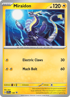 Miraidon Scarlet & Violet Black Star Promos card