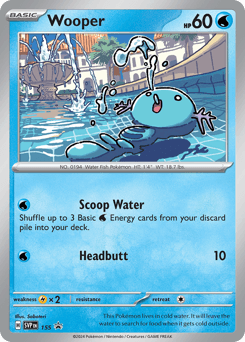 Wooper Scarlet & Violet Black Star Promos card