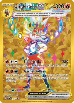 Cinderace ex Scarlet & Violet Black Star Promos card