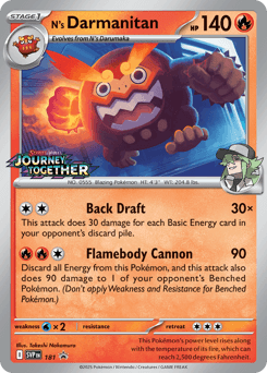 N's Darmanitan Scarlet & Violet Promos card