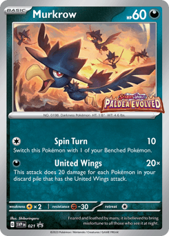 Murkrow Scarlet & Violet Black Star Promos card