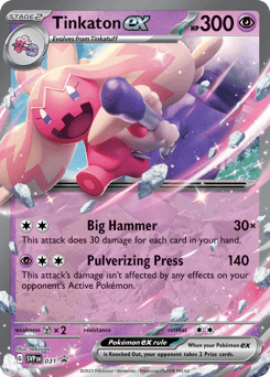 Tinkaton ex Scarlet & Violet Black Star Promos card
